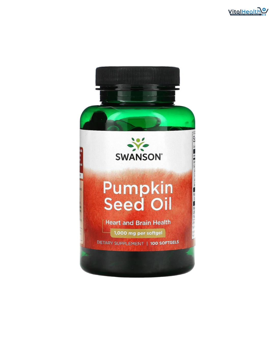 Swanson, Pumpkin Seed Oil, 1,000 mg, 100 Softgels thumbnail 5