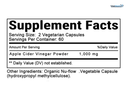 Balincer Organic Apple Cider Vinegar Capsules 120_ Support Healthy Metabolism, Promote Healthy Digestion, Weight Loss Supplement thumbnail 6