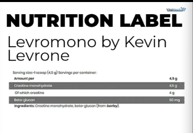 Kevin Levrone Levro Mono Creatine Monohydrate Unflavored 300 Gm thumbnail 5