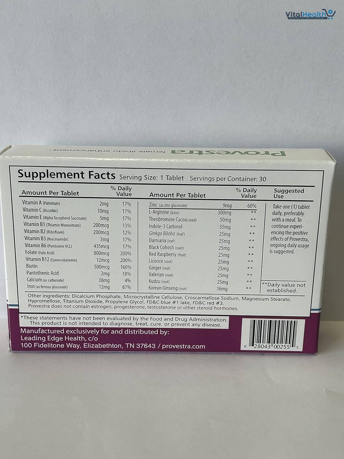 Provestra Female Libido Enhancement _ 30 Tablets thumbnail 5