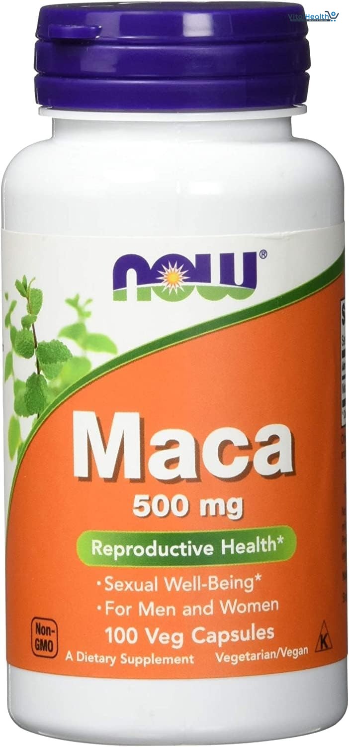NOW Foods Supplements, Maca (Lepidium meyenii) 500 mg, For Men and Women, Reproductive Health, 250 Veg Capsules thumbnail 3