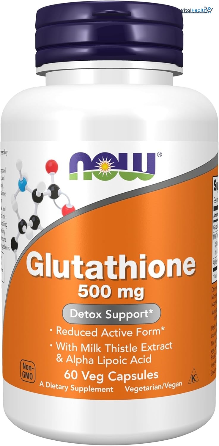 NOW Foods Glutathione 500mg _ Detox Support thumbnail 3