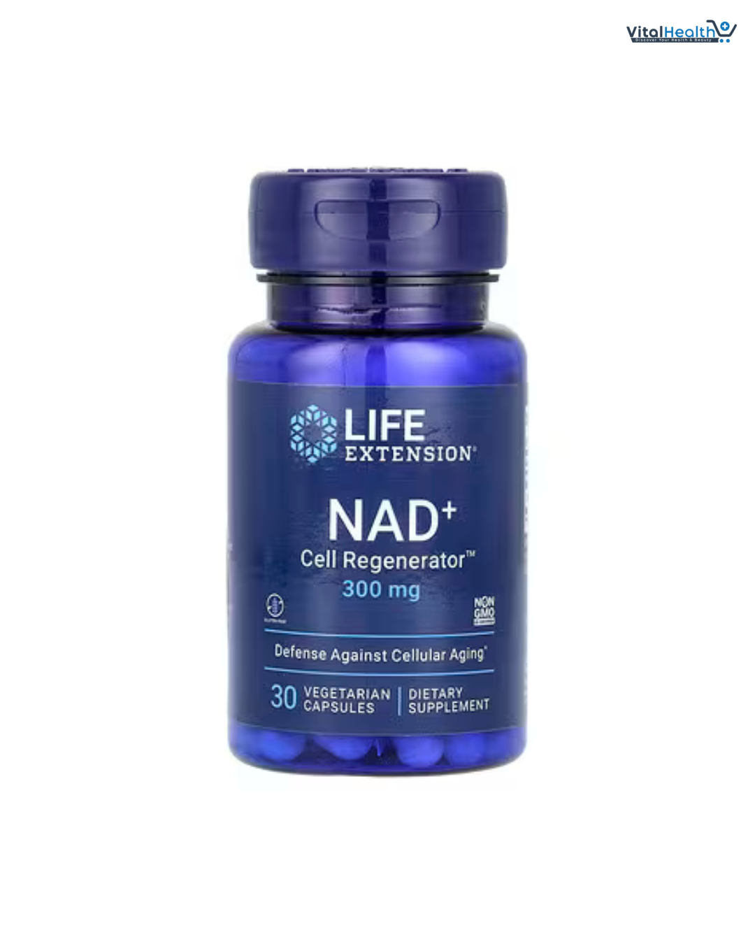 Life Extension, NAD+ Cell Regenerator, 300 mg, 30 Vegetarian Capsules thumbnail 2