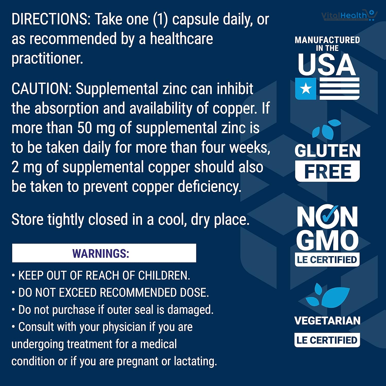 Life Extension Zinc Caps, zinc 50 mg, zinc Citrate, Support The Body's Immune defenses, Ultra-absorbable, Vegetarian, Non-GMO, Gluten-Free, 90 Vegetarian Capsules thumbnail 6