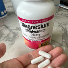 Natural Factors Magnesium Bisglycinate (Magnesium Glycinate) 200mg Pure, 250 Ct thumbnail 4