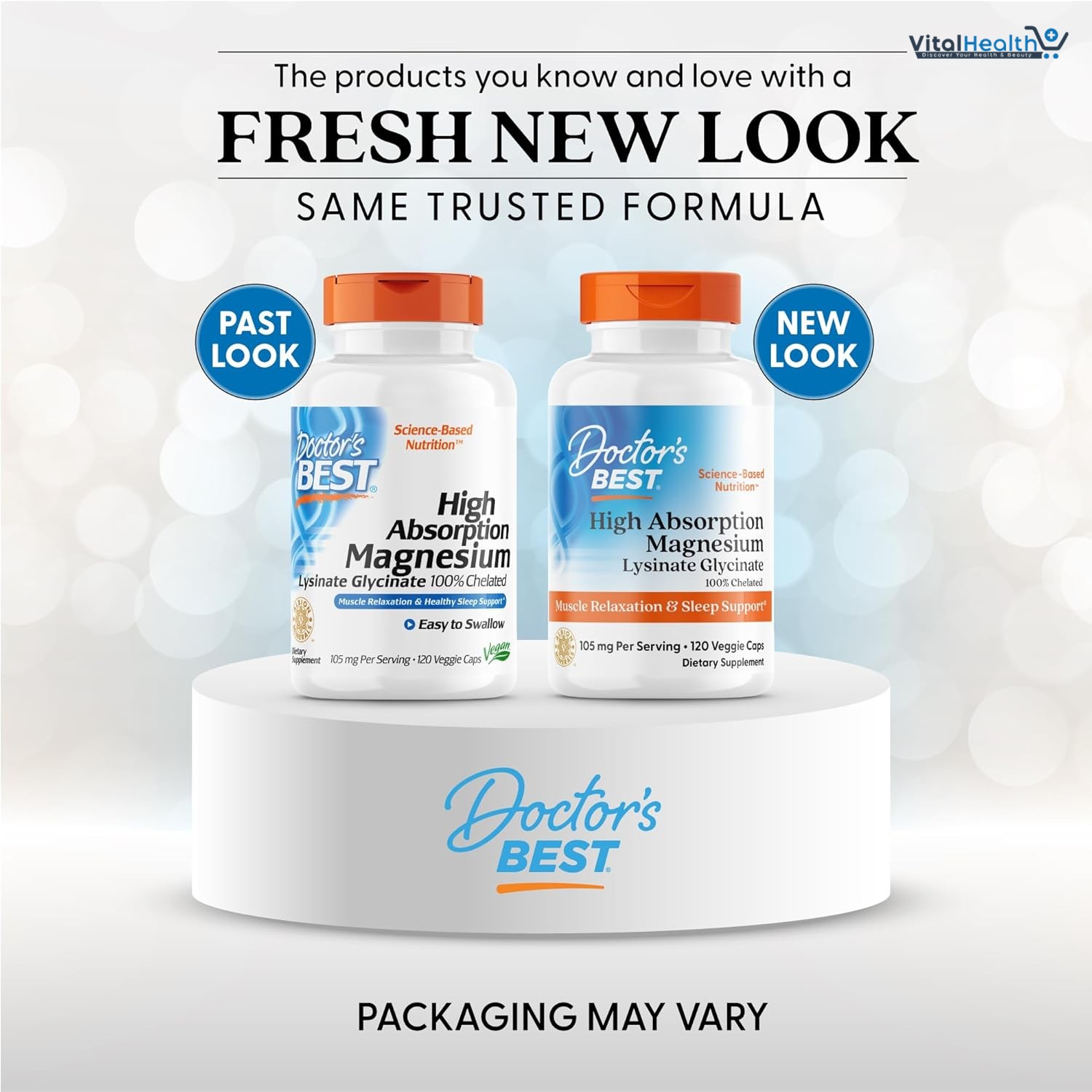Doctor’s Best High Absorption Magnesium Glycinate Lysinate Supplement - 100% Chelated for Maximum Absorption - Magnesium for Sleep and Muscle Relaxation - 105 Mg Per Serving - 120 Capsules thumbnail 4