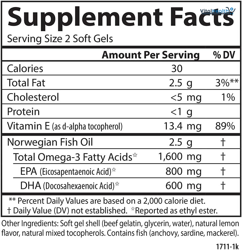 Carlson - Elite Omega-3 Gems, 1600 mg Omega-3 Fatty Acids Including EPA and DHA, Norwegian, Wild-Caught Fish Oil Supplement, Sustainably Sourced Omega 3 Fish Oil Capsules, Lemon, 130 Softgels thumbnail 6