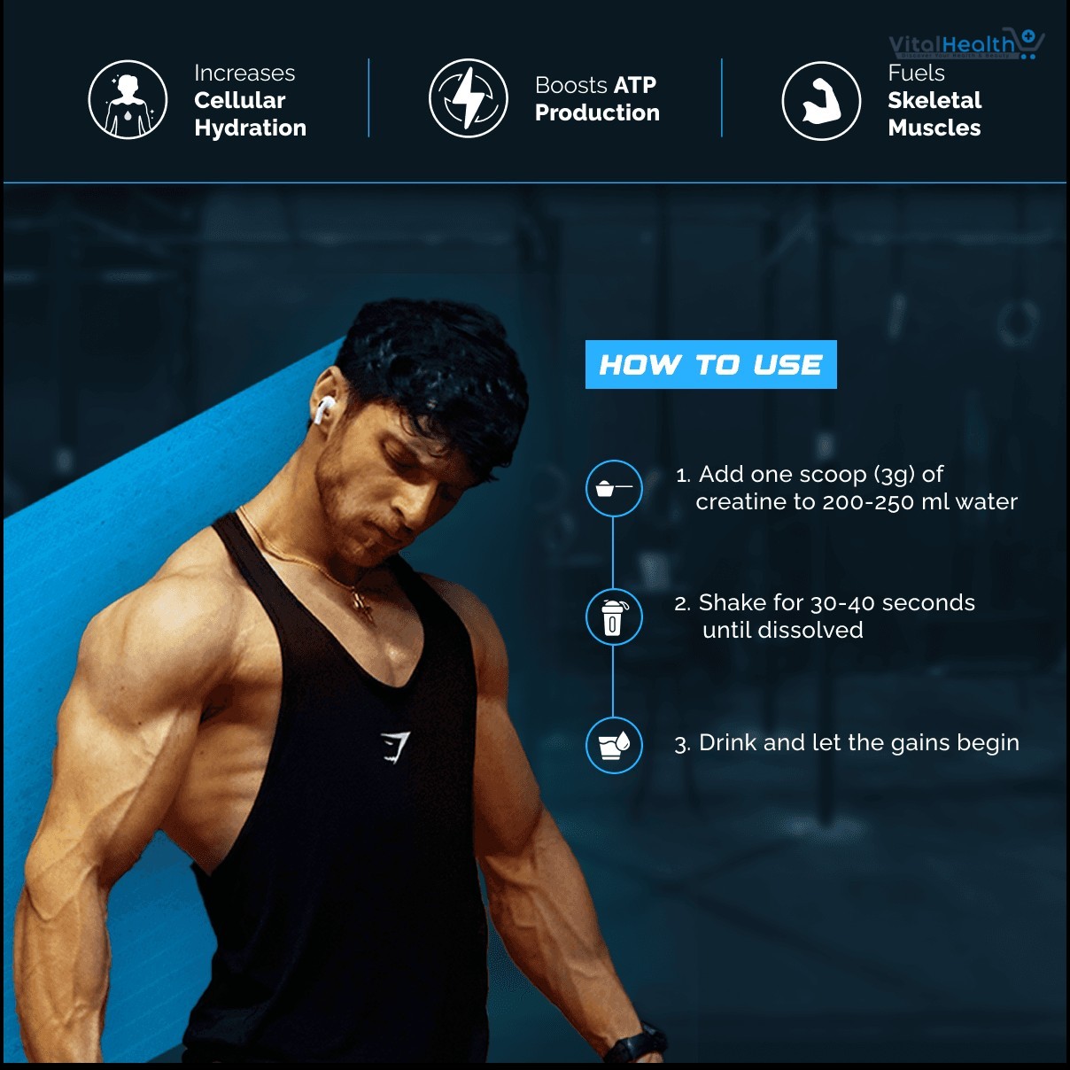 Wellcore Pure Micronised Creatine Powder (83 Servings, Unflavoured) thumbnail 4