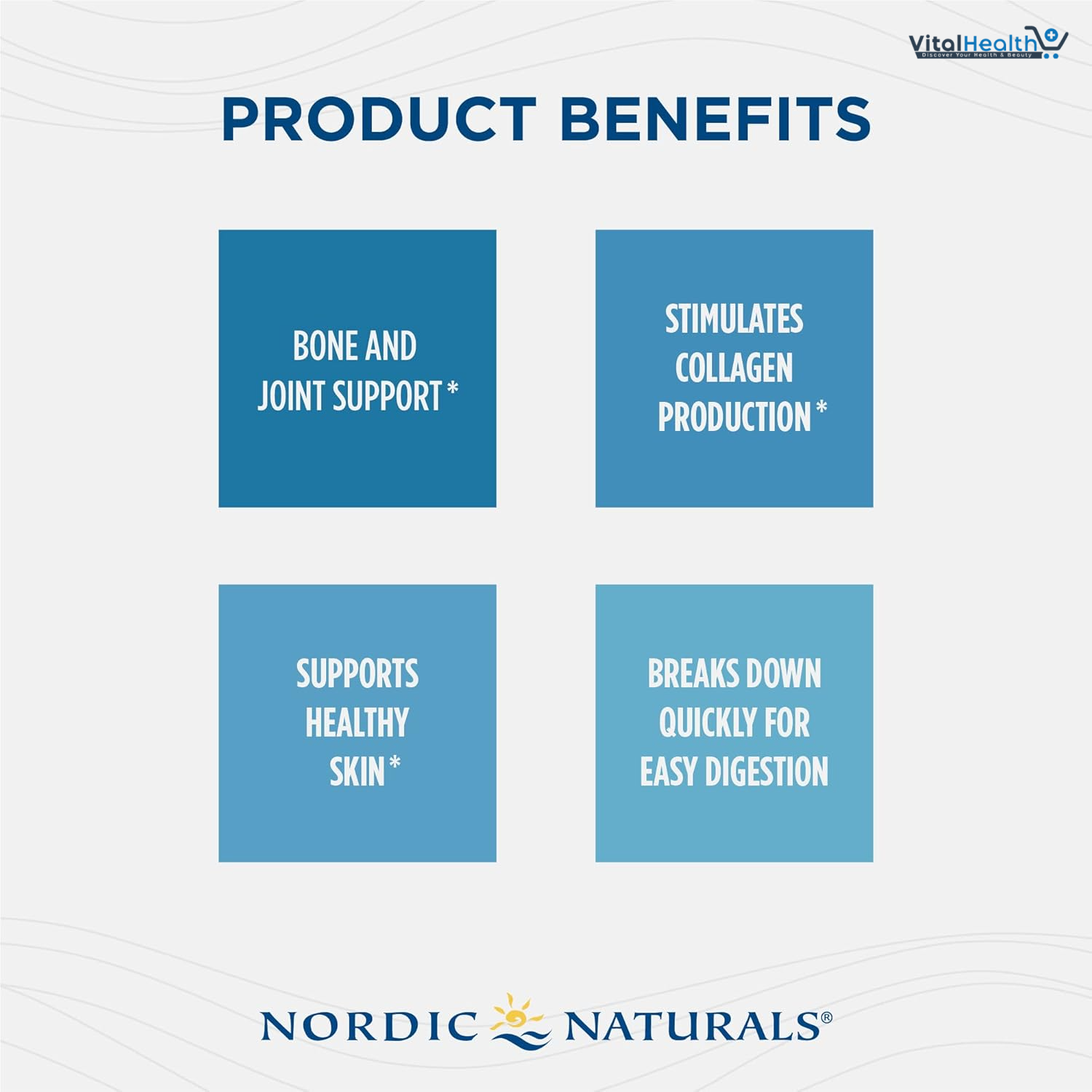 Nordic Naturals Nordic Beauty Collagen Peptides, Unflavored - 10.6 Ounces - Collagen Supplement for Skin Health and Elasticity - for Hot and Cold Beverages - 30 Servings thumbnail 3