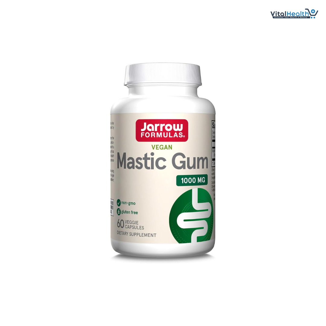 Jarrow Formulas, Mastic Gum, 500mg, Mastic Gum Resin, High Dose, 60 Vegan Capsules, Vegetarian, Soy Free, Gluten Free, Non-GMO thumbnail 6