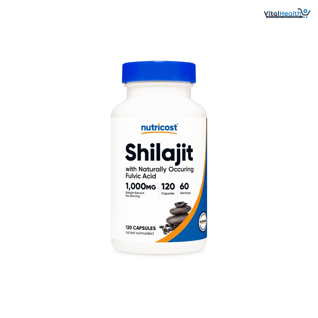 Nutricost Shilajit Capsules (1,000 mg Per Serving) (120 Capsules) - Shilajit Extract with Naturally Occuring Fulvic Acid, 60 Servings, Gluten Free, Non-GMO, Vegan Friendly Dietary Supplement thumbnail 4