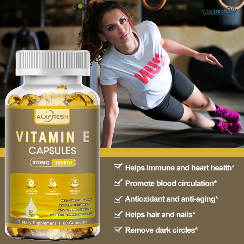 Alxfresh Vitamin E Supplement for Skin and Health thumbnail 2