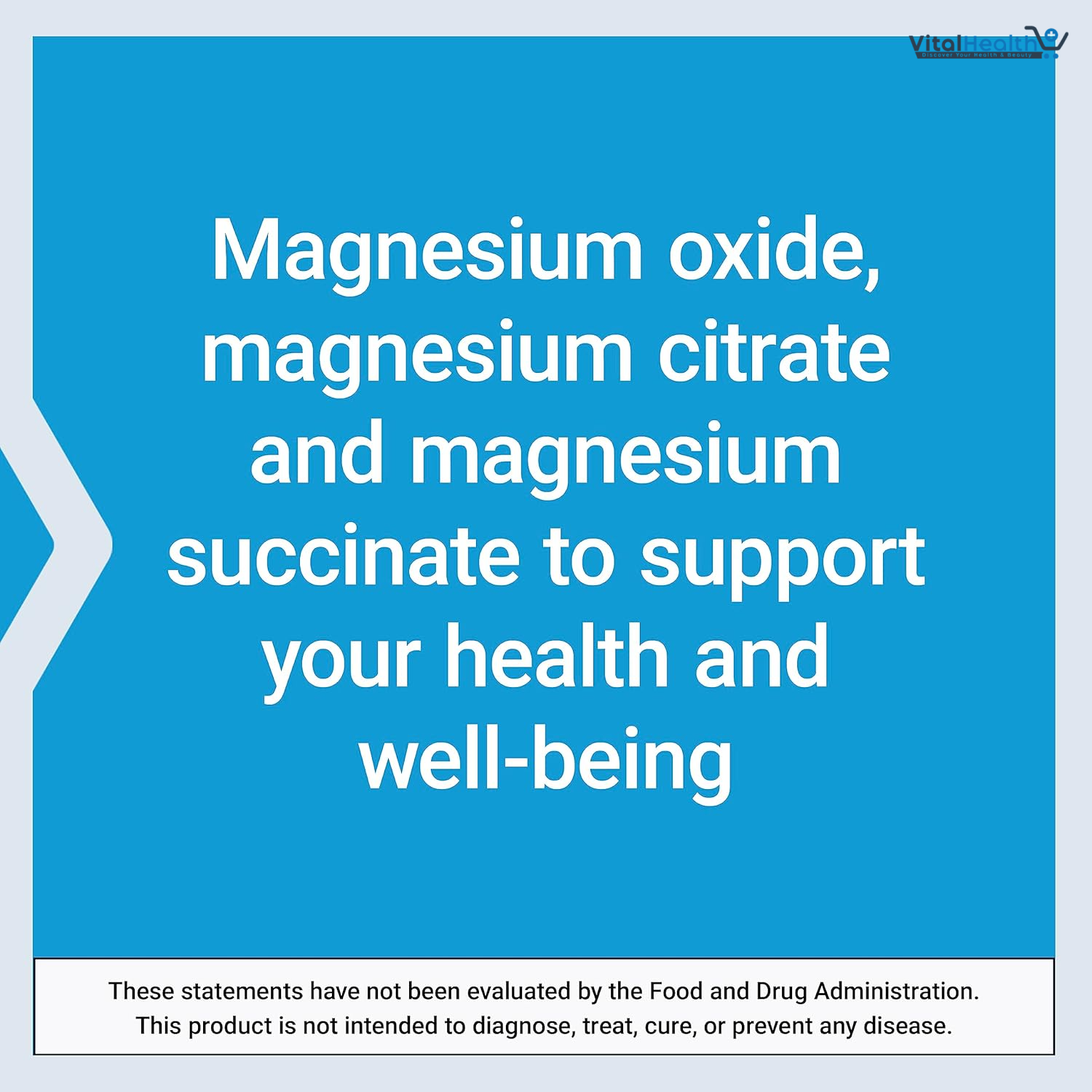 Life Extension Magnesium Caps, 500 mg, Magnesium Oxide, Citrate, and Succinate, Heart Health, Healthy Bones, Metabolism Support, 100 Vegetarian Capsules thumbnail 3