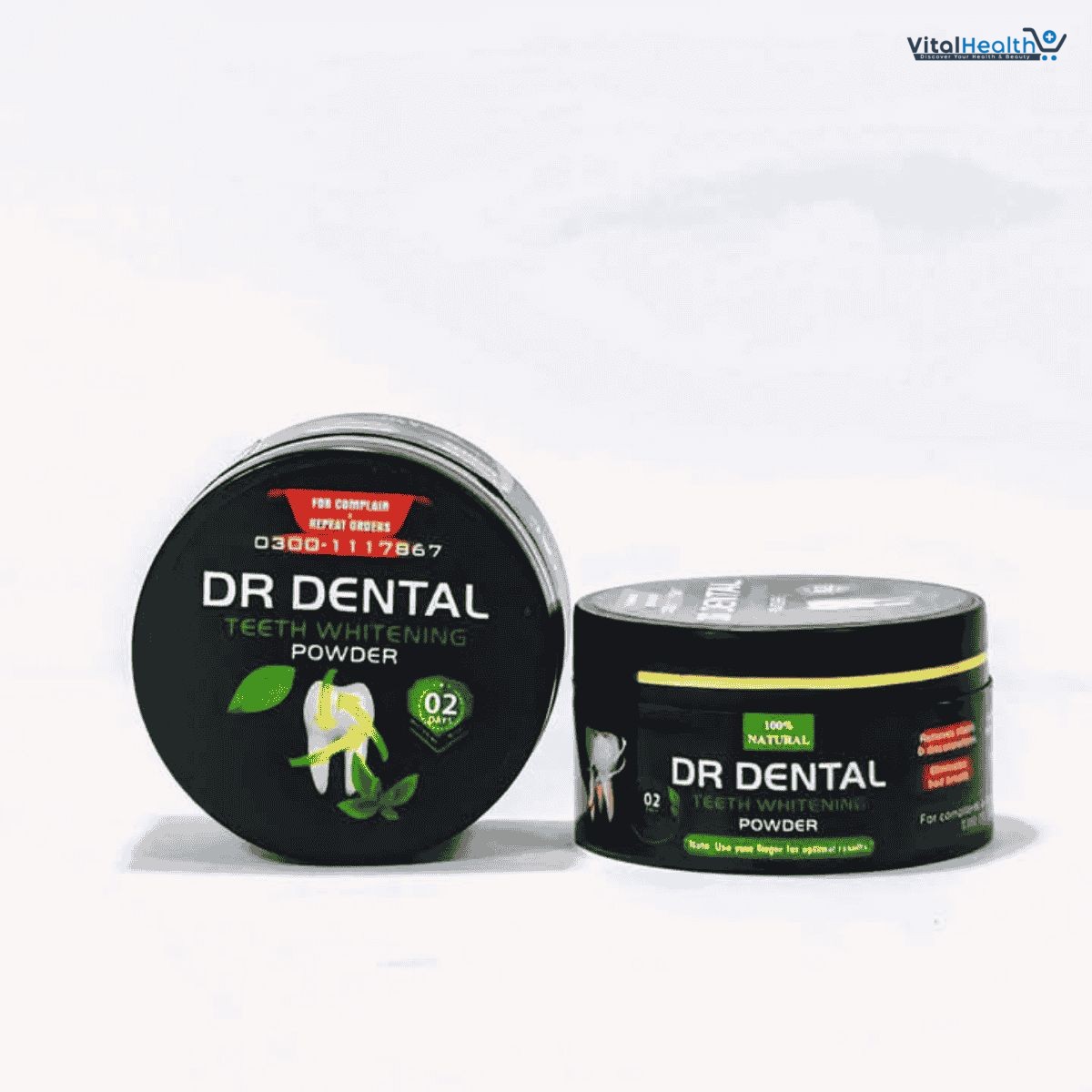Dr. Dental Teeth Whitening Powder | 100% Natural Herbal Formula 50g thumbnail 3