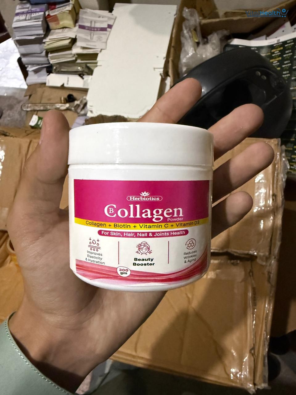 Collagen Anti-Aging Powder Drink | Skin Health &amp; Beauty Supplement for Glowing Skin - 300Gram thumbnail 3