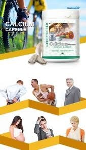 Green World Calcium Capsule 1000mg _ 100 Capsules thumbnail 2