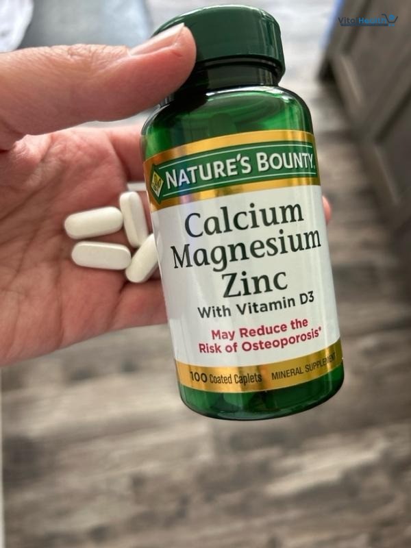 Nature's Bounty Calcium Magnesium Zinc with Vitamin D3 _ 100 Capsules thumbnail 4