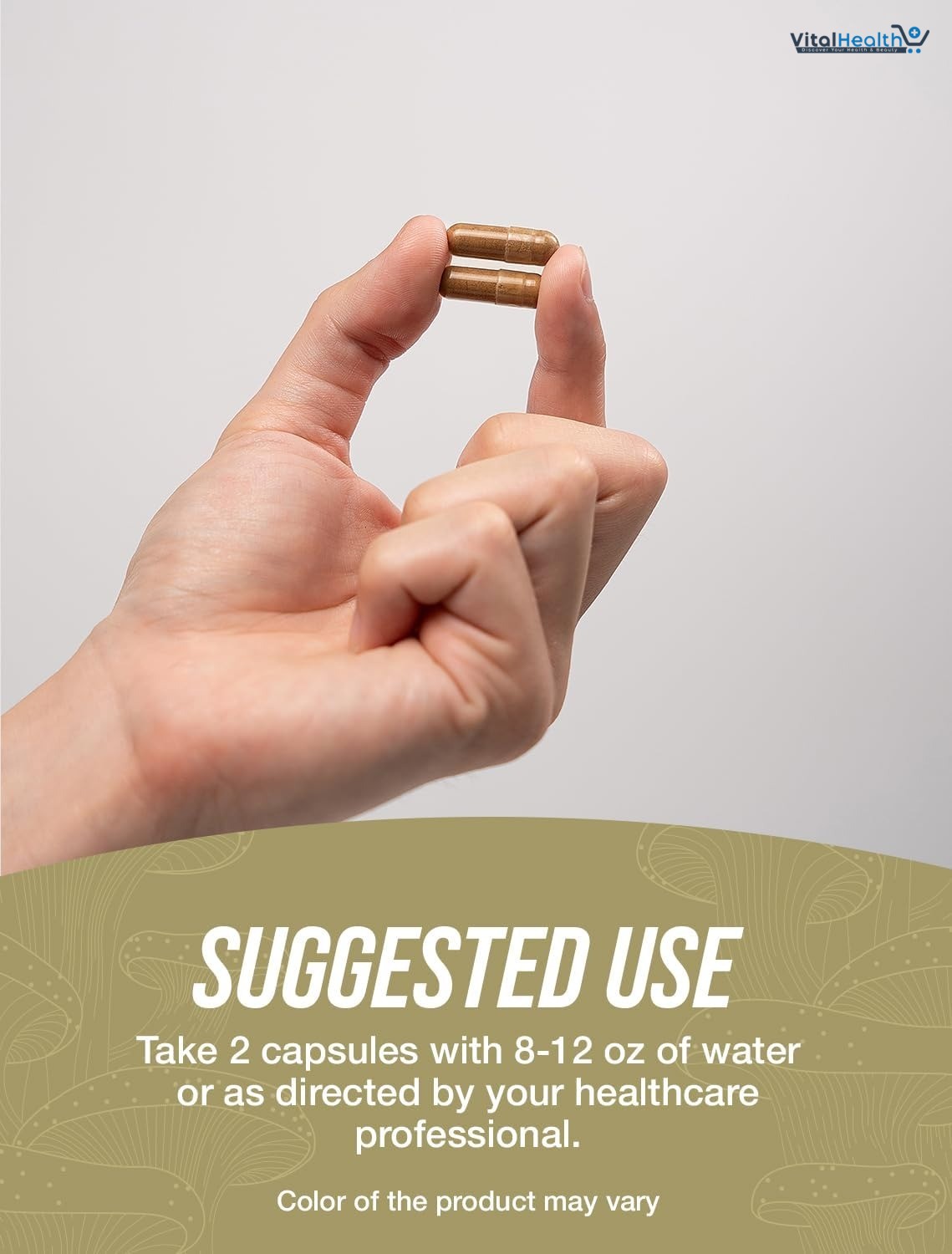 BulkSupplements.com Lion's Mane Mushroom Extract 1000mg _ 360 Capsules thumbnail 4