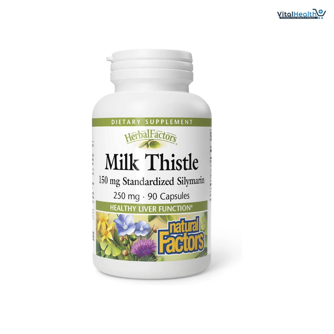 NATURAL FACTORS Milk Thistle Extract 250 Mg, 90 CT thumbnail 5