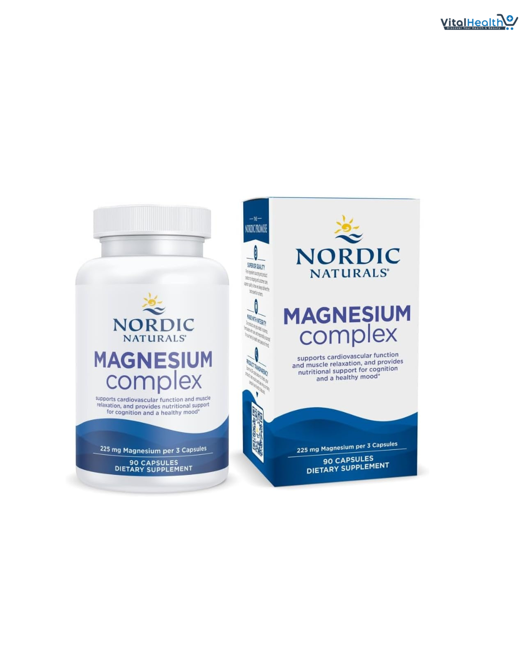 Nordic Naturals Magnesium Complex Capsules 90 Count thumbnail 3