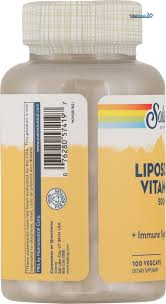 SOLARAY Liposomal Vitamin C 500mg - Enhanced Absorption Vitamin C Liposomal Blend with Fatty Acids - Antioxidant and Immune Support Supplement - Vegan, 60-Day Guarantee, 100 Servings, 100 VegCaps thumbnail 5