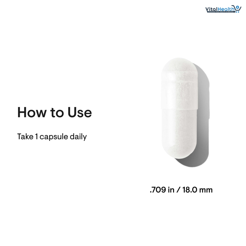 THORNE Zinc Bisglycinate 30 mg 60 Capsules thumbnail 2