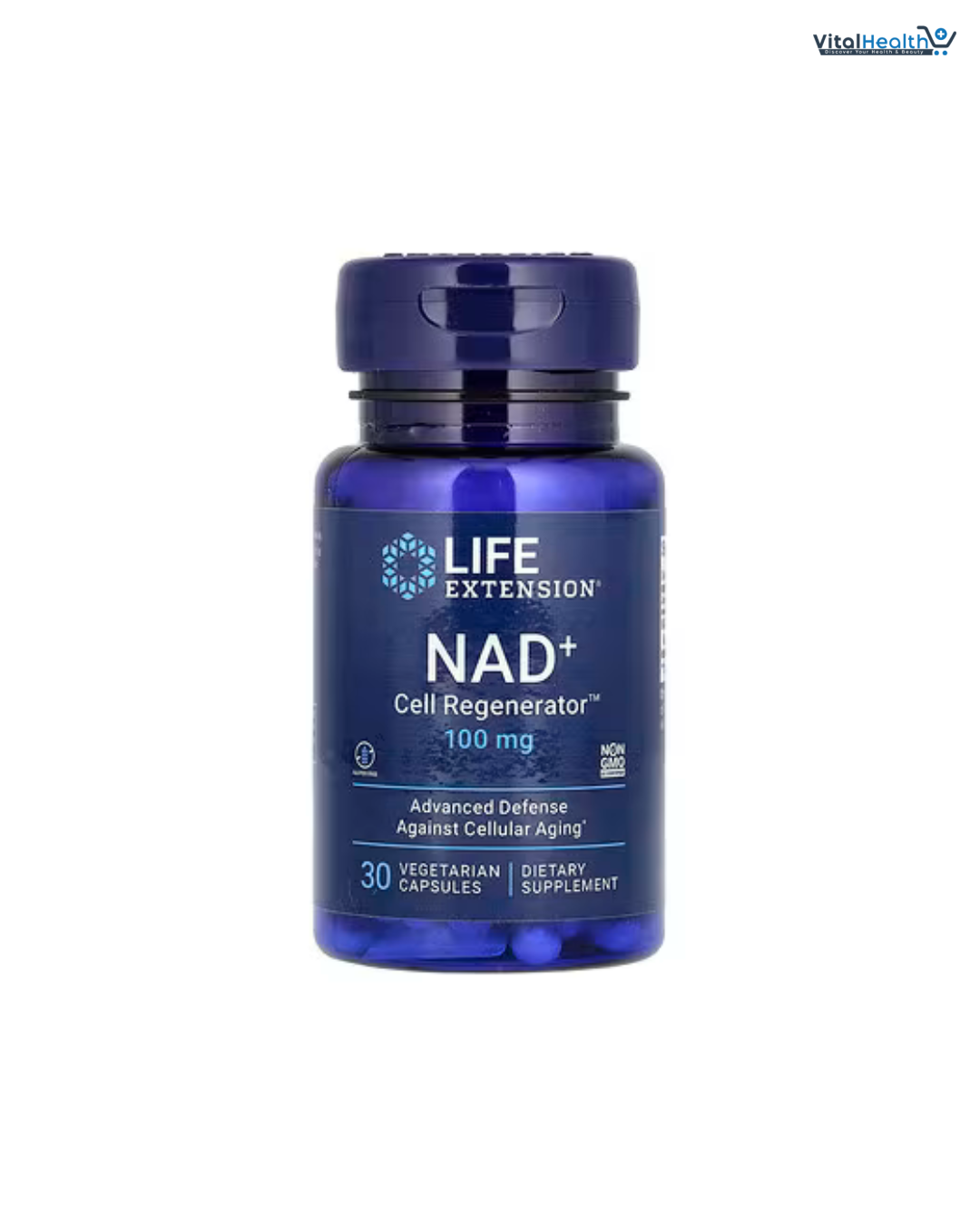 Life Extension, NAD+ Cell Regenerator, 100 mg, 30 Vegetarian Capsules thumbnail 3