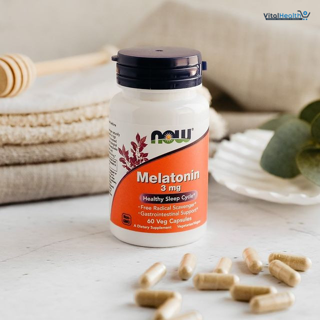 Now Foods Melatonin 3mg 180 Caps thumbnail 2