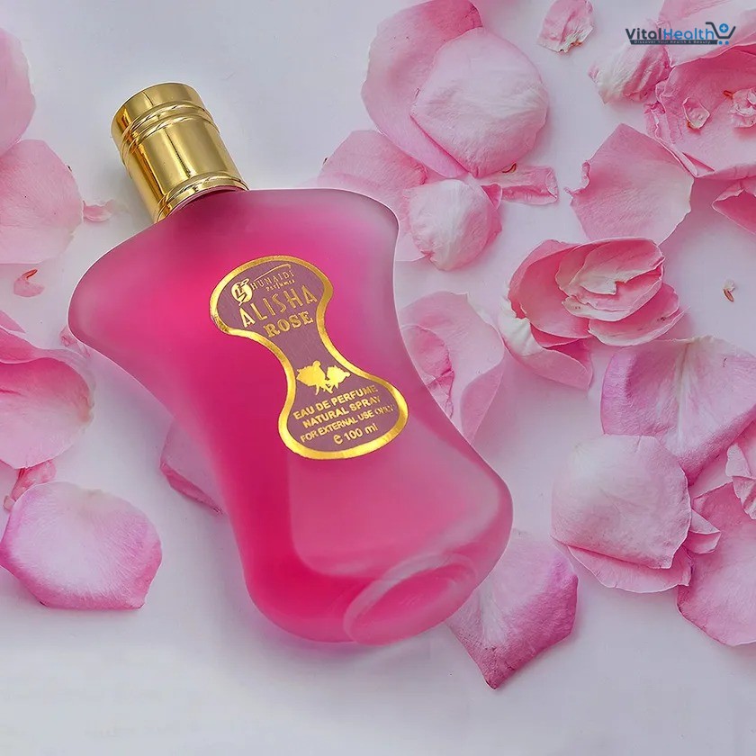 Alisha Rose Perfume By Hunaidi For Women EDP 100ml Elegant Long Lasting Floral Fragrance thumbnail 3