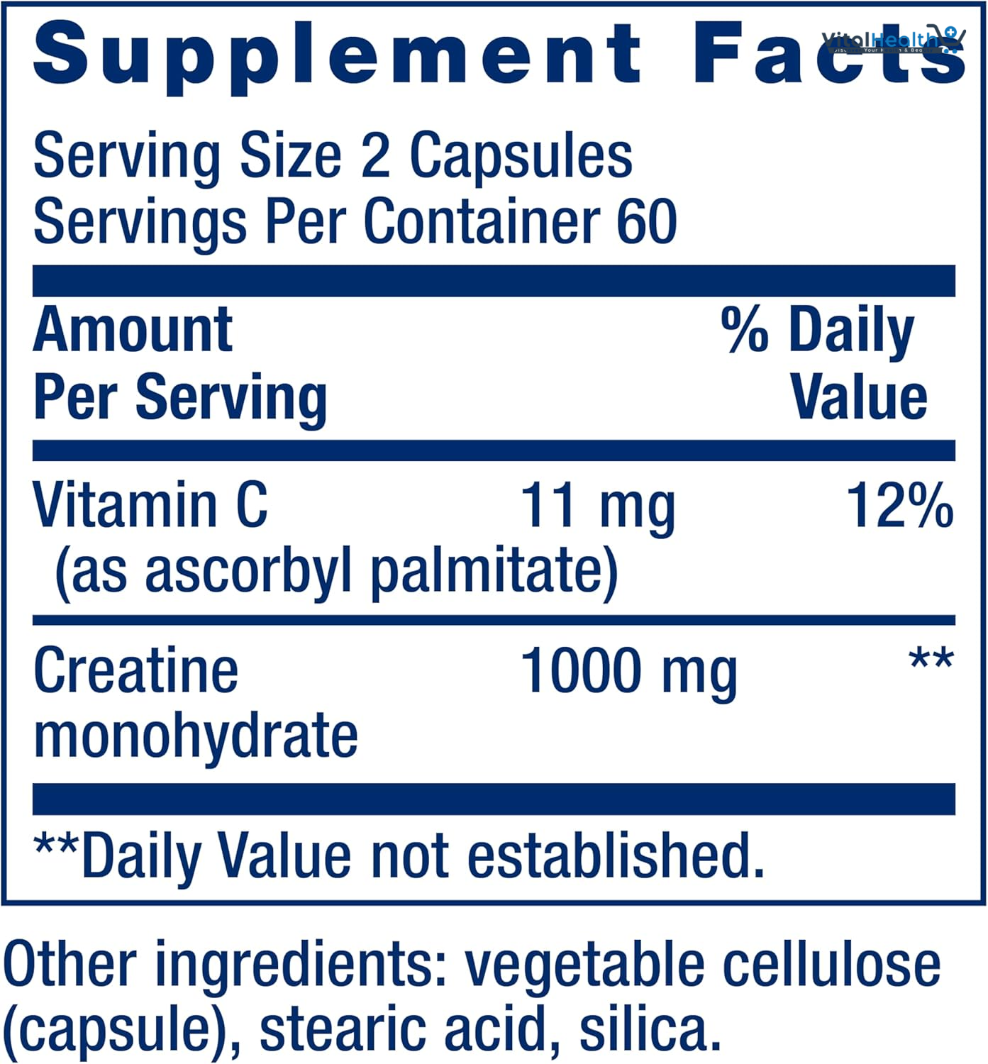 Life Extension Creatine Capsules – Creatine Monohydrate – Promotes Strength, Lean Muscle, Healthy Endurance – Non-GMO, Gluten-Free – 120 Capsules thumbnail 3