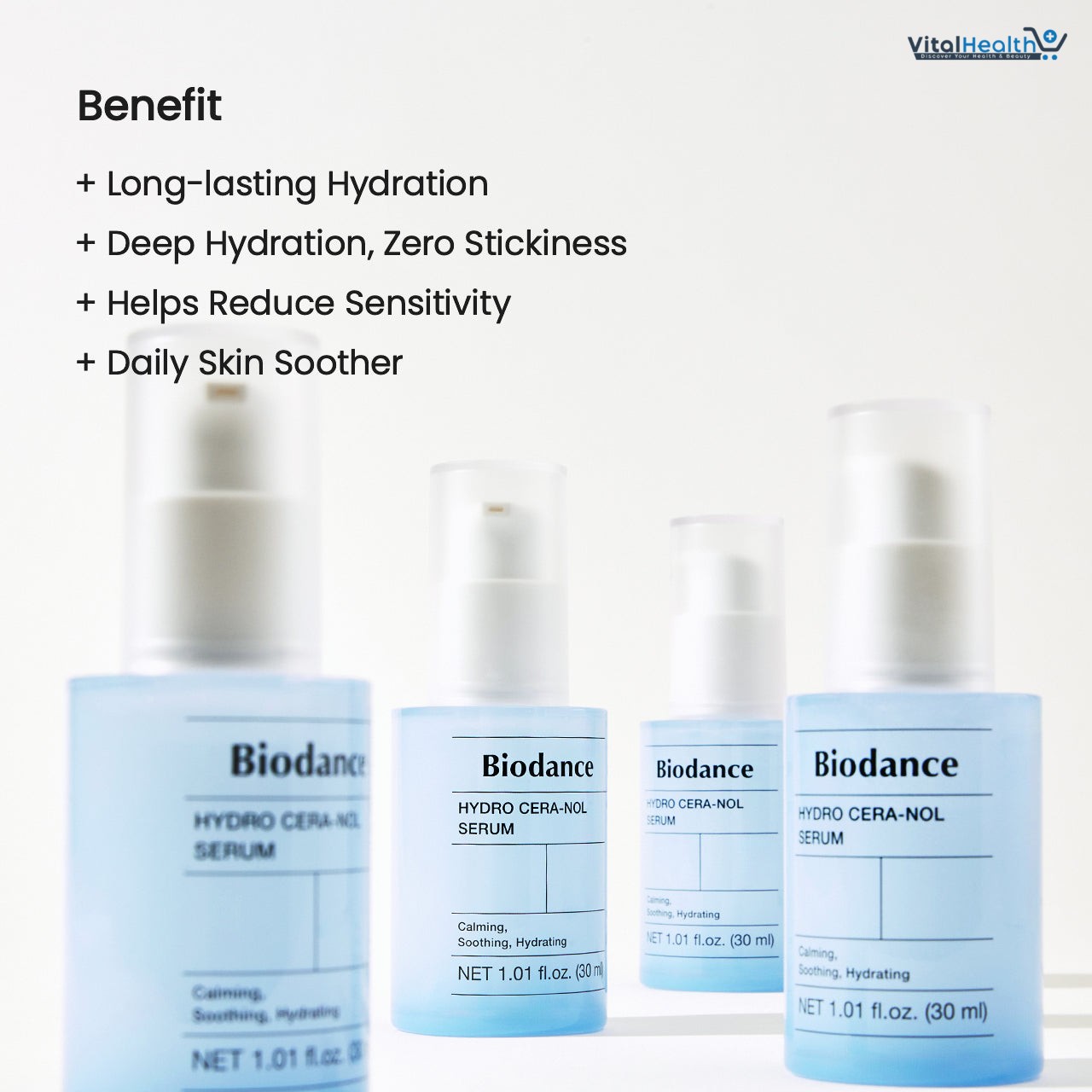 Biodance Hydro Cera Nol Ampoule Hydrating Soothing Serum With Panthenol Ceramides And Hyaluronic Acid 30ml thumbnail 3