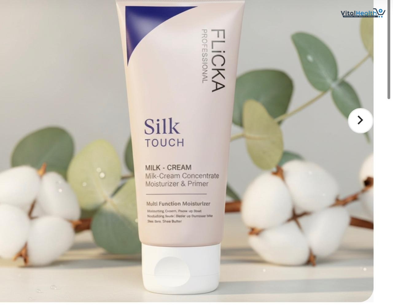 FLiCKA Silk Touch Milk Cream Moisturizer &amp; Primer – 2-in-1 Hydrating Base | Aloe Vera &amp; Shea Butter | Smooth, Long-Lasting Finish thumbnail 2