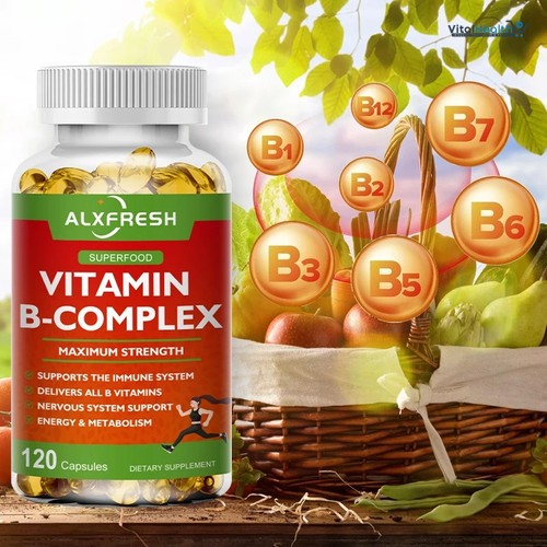 Alxfresh B-Complex Vitamin Supplements thumbnail 3