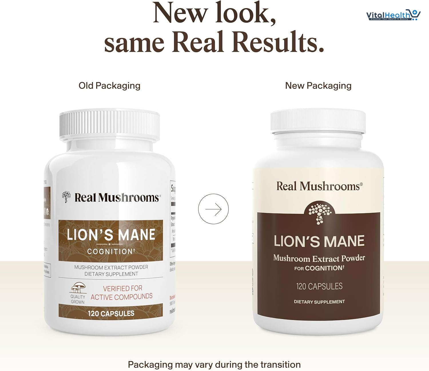 Lions Mane Mushroom Cognition (120 Capsules) Lions Mane Mushroom Powder Extract Capsules | Brain Supplement, Brain Vitamins, Focus Supplement thumbnail 4