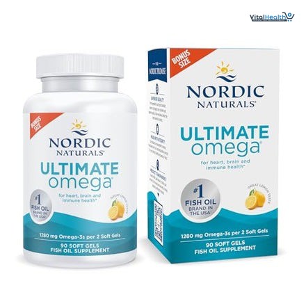 Nordic Naturals Ultimate Omega 1280mg Lemon Flavor - 90 Soft Gels thumbnail 5