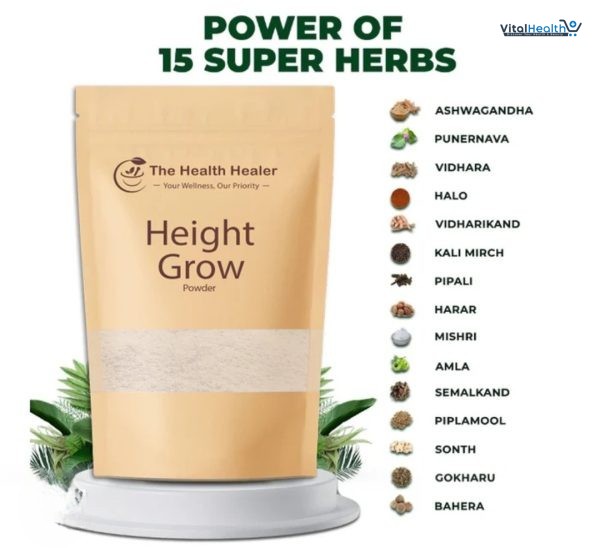 The Health Healer Height Growth Powder | Nutritional Supplement | Wellness &amp; Fitness Support 70g thumbnail 5