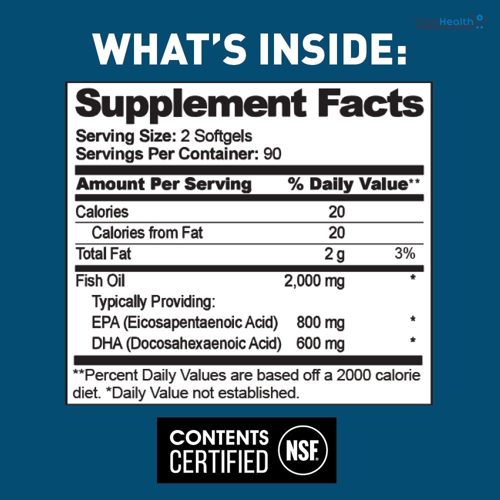 Dr. Tobias Triple Strength Omega 3 Fish Oil 180 Softgels thumbnail 2