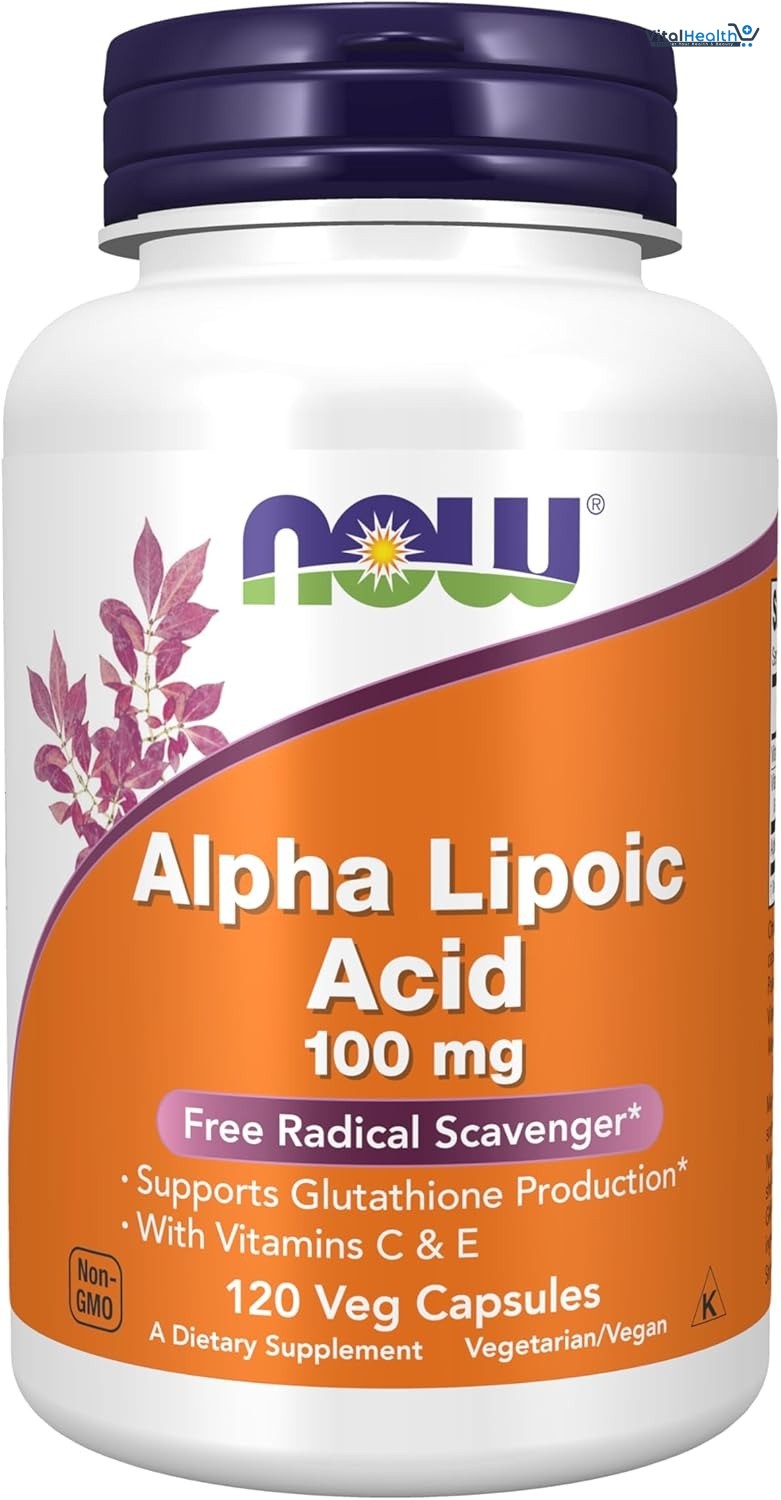 NOW Foods Supplements, Alpha Lipoic Acid 100 mg with Vitamins C &amp; E, Free Radical Scavenger thumbnail 3