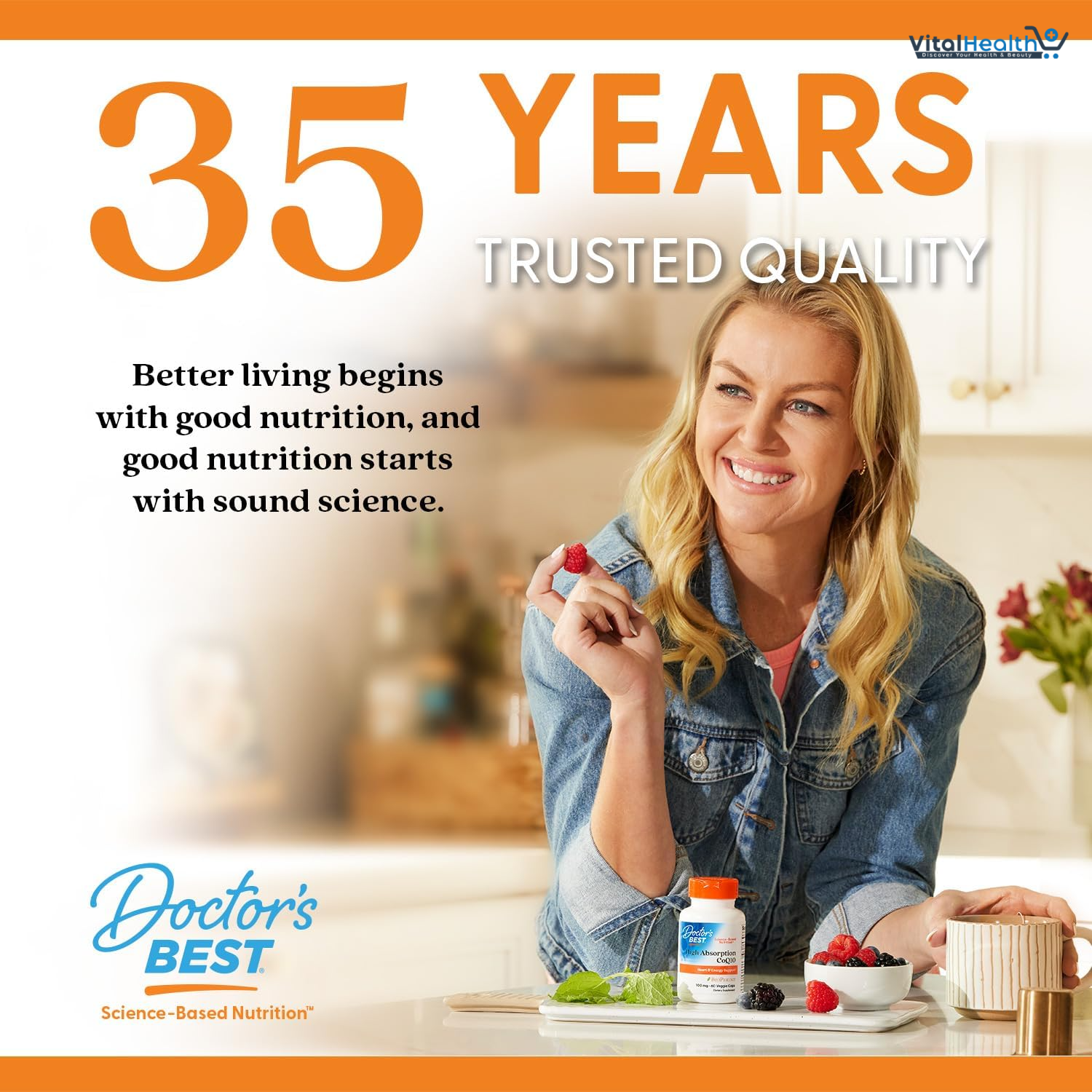 Doctors Best Fully Active B Complex, Energy &amp; Cellular Support, Non-GMO, Gluten Free, Soy Free, Vegan 30 Veggie Caps thumbnail 2