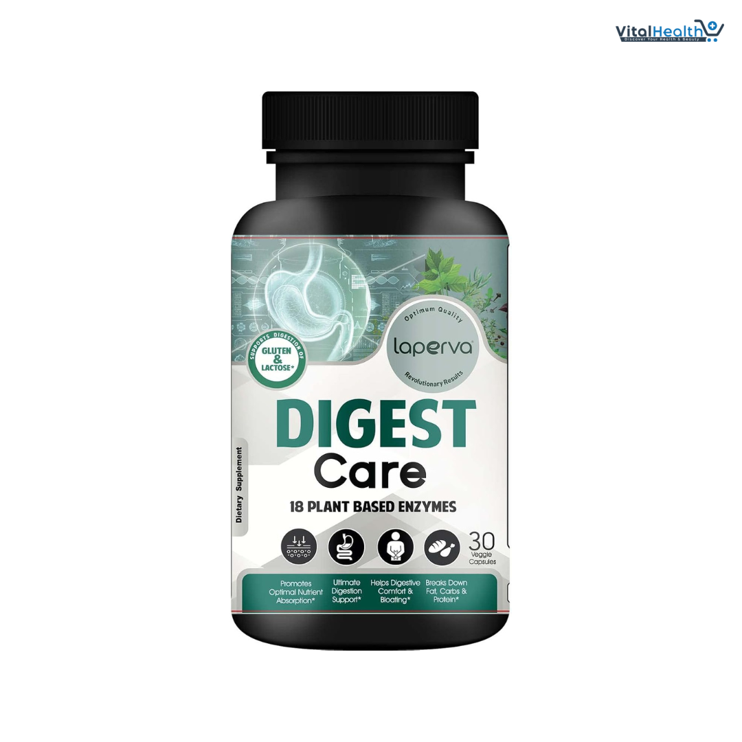 Laperva Digest Care 18 Plant Based Enzymes 30 Capsules thumbnail 2