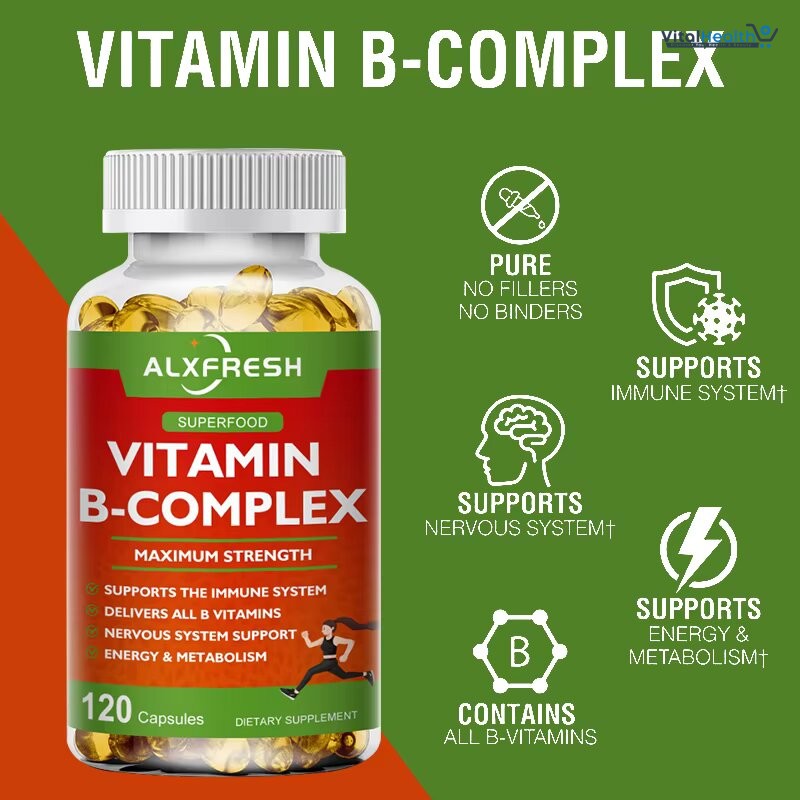Alxfresh B-Complex Vitamin Supplements thumbnail 2