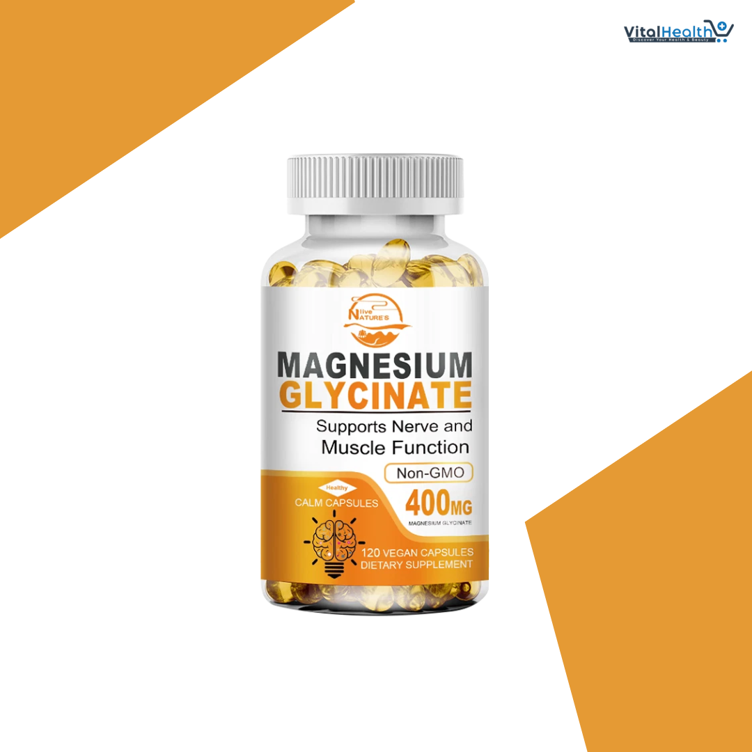 Nature's Live Magnesium Glycinate 400mg _ 120 Capsules thumbnail 4