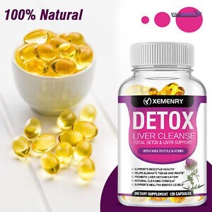 Xemenry Detox Cleansing Liver Support Milk Thistle Extract Capsules Repair Formula Aids Digestion and Elimination of Toxins Non-GMO thumbnail 4