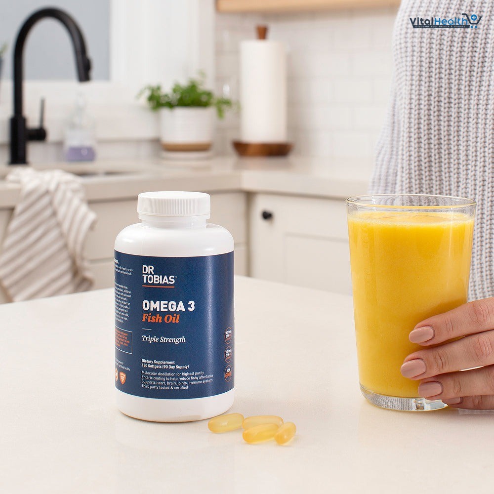 Dr. Tobias Triple Strength Omega 3 Fish Oil 180 Softgels thumbnail 5