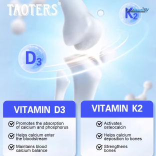 TAOTERS Vitamin D3+K2 Supplement to Support Joint thumbnail 2