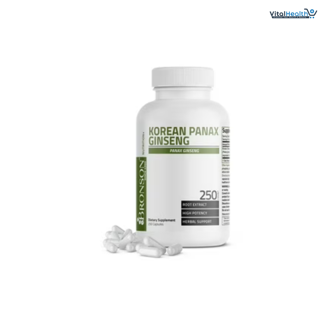 Bronson Korean Panax Ginseng Supports Energy, Endurance &amp; Vitality + Memory and Mental Performance, 120 Capsules thumbnail 6