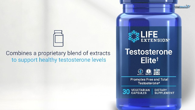 Life Extension Testosterone Elite, Testosterone Supplement, Male Health Support Supplement, Pomegranate, Cacao, Luteolin, Non-GMO, Gluten-Free, Vegetarian, 30 Capsules thumbnail 5