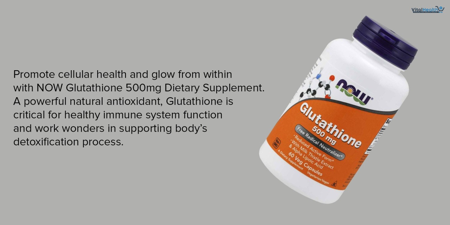 NOW Foods Glutathione 500mg _ Detox Support