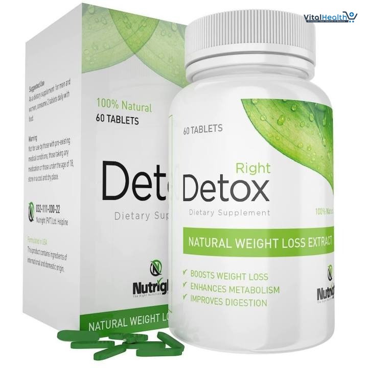 Nutright Right Detox Plus Weight Loss 60 Tablets