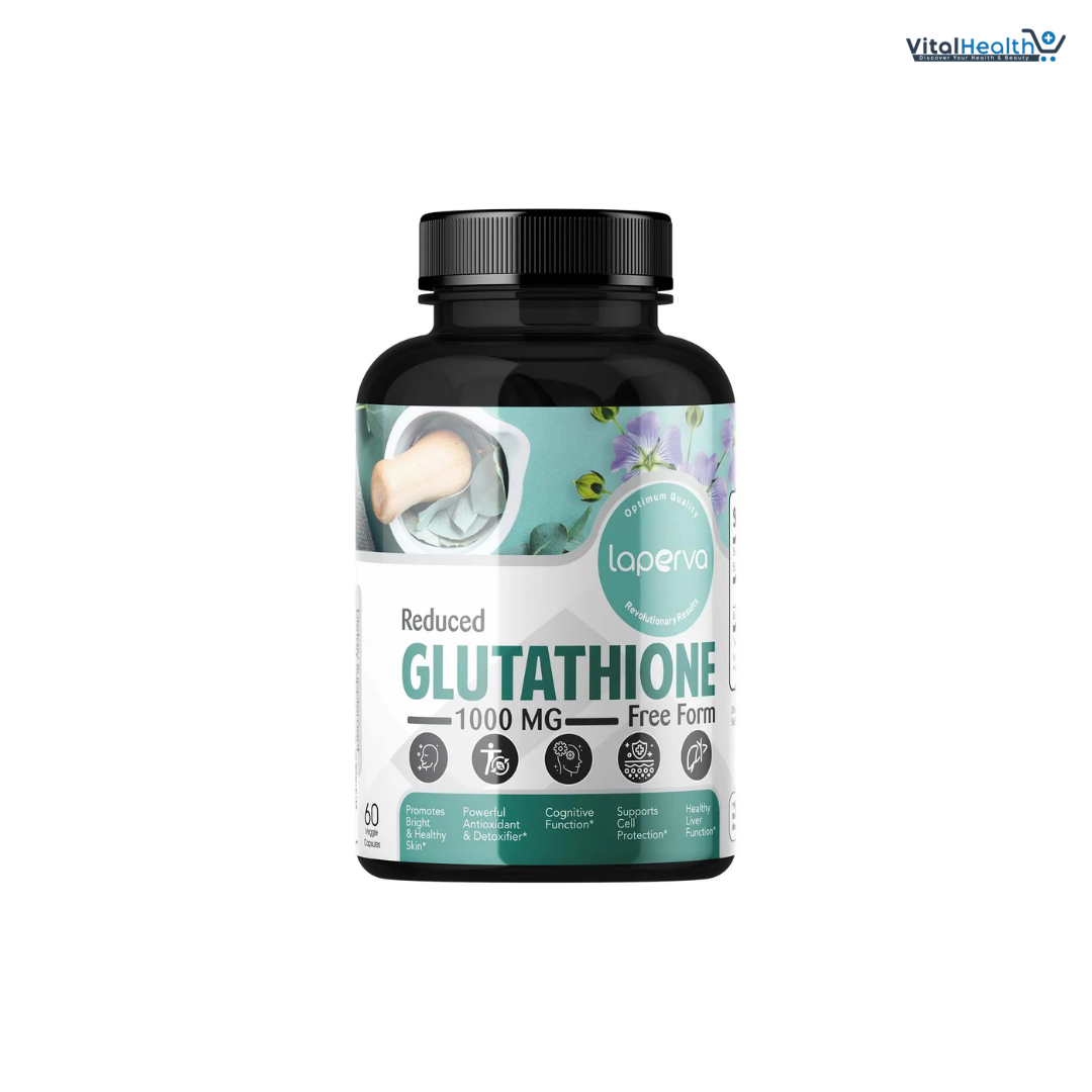 Laperva Reduced Glutathione, 60 Veggie Capsules, 1000 mg
